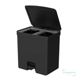 Lixeira Dupla de 20 Litros com Pedal - 2 Lixeira Dupla de 20 Litros com Pedal - 2