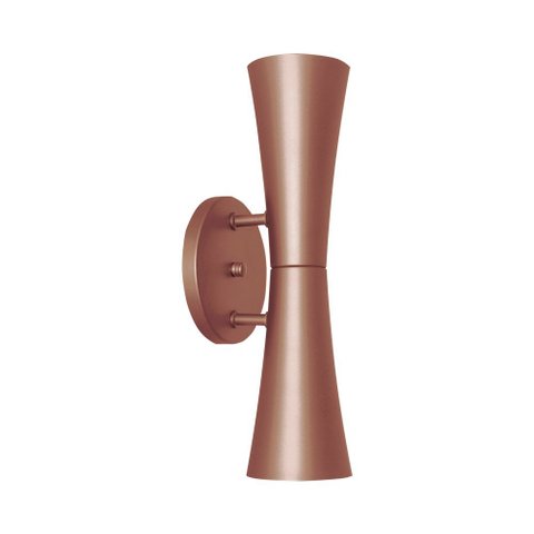 LUMINÁRIA PAREDE ARANDELA PEQUIM PEQ 2 LAMP E27 ROSÊ - 3108/AR RSE