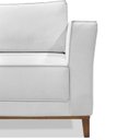 Ver mais imagens de Sofa Balli 2 Lugares 190cm Pes Madeira Linho 222 Grigio Ezz