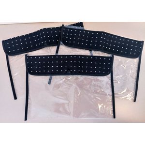Kit 3 Saquinhos Roupas Maternidade Preto Momole