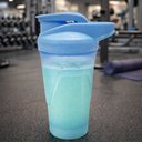 Ver imagem 3 de Coqueteleira Medidora com Misturador 800 Ml Azul - Quanhe