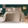 Jogo de Colcha King Toque Acetinado Anarruga Altenburg Champanhe - 3