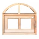 Ver imagem 2 de Janela de Madeira Vitro Basculante em Arco Madeira Eucalipto Bat10cm Copa Verde Madeiras-0.60lx0.60a