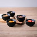 Ver imagem 2 de Ramequin Porto Brasil m Linhas Preto Matte Stoneware