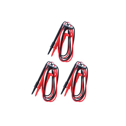 Kit 3 Ponta Prova Ppm-300 Cat III Teste Tensão 1000v Medição Corrente Elétrica Até 15a Instrutherm