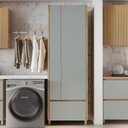 Ver imagem 1 de Armário Multiuso 2 Portas Lavanderia 100% Mdf