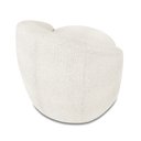 Ver imagem 7 de Poltrona Decorativa Orgânica Giratória Lua Bouclê Off White D03 - D'rossi