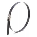 Ver imagem 2 de Abraçadeira Aço Inox Poliester Termotape 36,2cm X 7,9mm - Kit 4 Unids Frontec