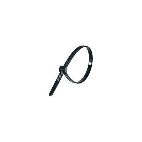 Abraçadeira de Nylon 100 X 2,5 Preta com 1000 Peças - Fertak