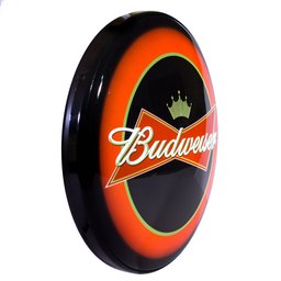 Luminoso de Parede Cerveja Budweiser Color Retrô Vintage P Bar, Garagem,churrasqueira,espaço Gourmet - 2