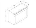 Ver imagem 3 de Armário de Cozinha Genialflex Iluminata Aereo Branco Fendi