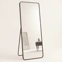 Ver imagem 2 de Espelho Grande Retangular Corpo Inteiro 150 X 60 Cm com Suporte de Chão