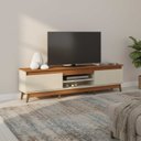 Ver imagem 1 de Rack de TV 55" com Prateleira e 2 Portas 180cm Texas Soluzione Móveis