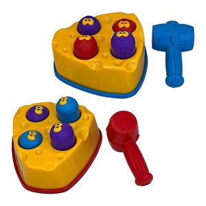 Brinquedo Bate Ratatuff com Martelo para Bater - Sortido