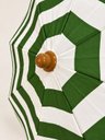 Ver imagem 4 de Guarda Sol para Praia Área Externa Reforçado de Metal e Plástico com Franja Decorativa Listra Verde
