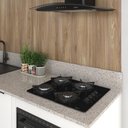 Ver imagem 4 de Cooktop Terim à Gás TRM 4B Vidro Preto Flange Esmaltada