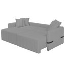 Ver imagem 5 de Sofá Cama Retrátil 240cm Essence D05 Linho Grafite/preto - Mpozenato