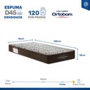 Ver imagem 4 de Box Baú com Colchão de Espuma D45 Ortobom Iso 150 Solteiro