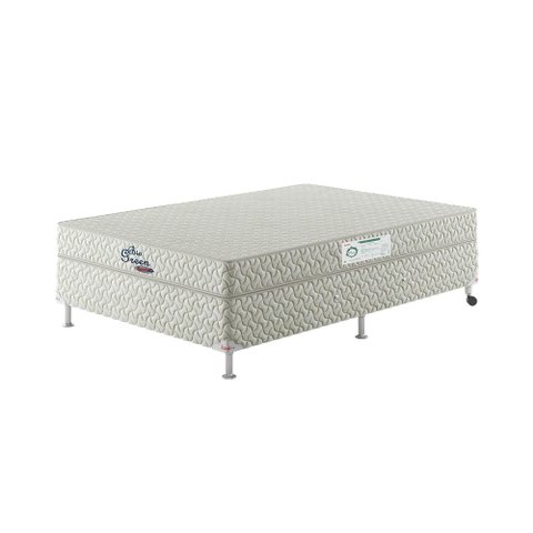 Cama Box Casal Bio Green Spubio Incofal Bege 138x188x54cm