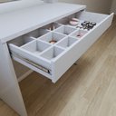 Ver imagem 3 de Penteadeira Camarim Romance New 103 cm Off White Mavaular