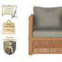 Ver imagem 4 de Mesa e 1 Poltrona Madri Corda Náutica Estofado 8 Trama Terra Cota