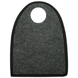 Lixeira Lixinho Automotiva Carro Carpete Logo Bordado para Câmbio Grafite - 4