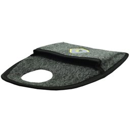 Lixeira Lixinho Automotiva Carro Carpete Logo Bordado para Câmbio Grafite - 5