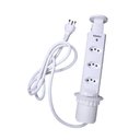 Ver imagem 1 de Torre 3 Tomadas Embutir Bancada Retrátil Branco