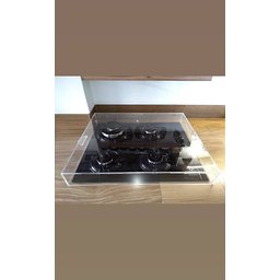Tampo Para Fogão Cooktop 5 bocas Em Acrílico Cristal - 8