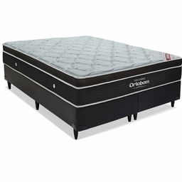 Cama Box King Ortobom Elegant Superpocket Super Ortobom Preto - 2 Cama Box King Ortobom Elegant Superpocket Super Ortobom Preto - 2