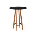 Ver imagem 3 de Conjunto Bistro e Banquetas Paris Moderna Área Gourmet Premium Resistente Sacada Hall Cor Nature