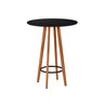 Conjunto Bistro e Banquetas Paris Moderna Área Gourmet Premium Resistente Sacada Hall Cor Nature - 3