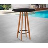 Conjunto Bistro e Banquetas Paris Moderna Área Gourmet Premium Resistente Sacada Hall Cor Nature - 4