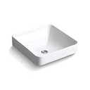 Ver imagem 1 de Cuba para Banheiro Kohler Vox de Sobrepor Quadrada 42x42cm Branca| 2661BR-0