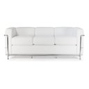 Ver imagem 1 de Mobílias Design Premium Le Corbusier de 3 Lugares Color - Branco
