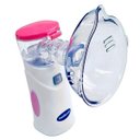 Ver imagem 2 de Inalador Nebulizador de Rede Medicate sem Fio MD4600 - Rosa
