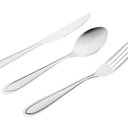 Ver imagem 2 de Jogo Garfo Faca Colher Mesa Inox 18 Peças Restaurante Casa