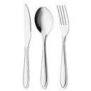 Ver imagem 1 de Jogo Garfo Faca Colher Mesa Inox 18 Peças Restaurante Casa