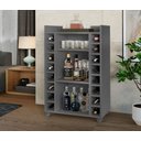 Ver imagem 1 de Adega Bar para 16 Garrafas Belgica Rede Móveis