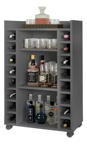 Ver imagem 2 de Adega Bar para 16 Garrafas Belgica Rede Móveis