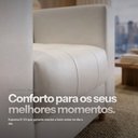 Ver imagem 5 de Sofá 3 Lugares com Poltrona Arezzo Pés em Madeira Sintetico PU D03 - D'Rossi