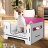 Cama Caminha Pet Cachorro E Gato Pink Peacock Pingo Shop JM - 1