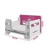 Cama Caminha Pet Cachorro E Gato Pink Peacock Pingo Shop JM - 4