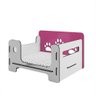 Cama Caminha Pet Cachorro E Gato Pink Peacock Pingo Shop JM - 2