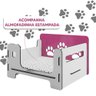 Cama Caminha Pet Cachorro E Gato Pink Peacock Pingo Shop JM - 3