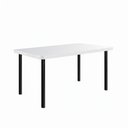 Ver imagem 2 de Mesa Estrutura Preta Mp1010-tp800 Tampo 1500x800x45mm