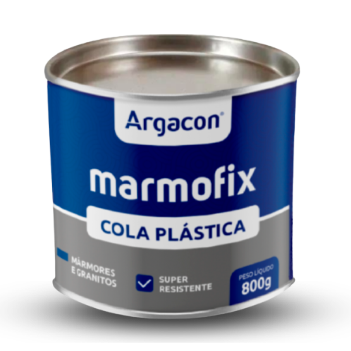 Massa Cola Plástica Para Mármore Porcelanato Argacon 800gr - 2