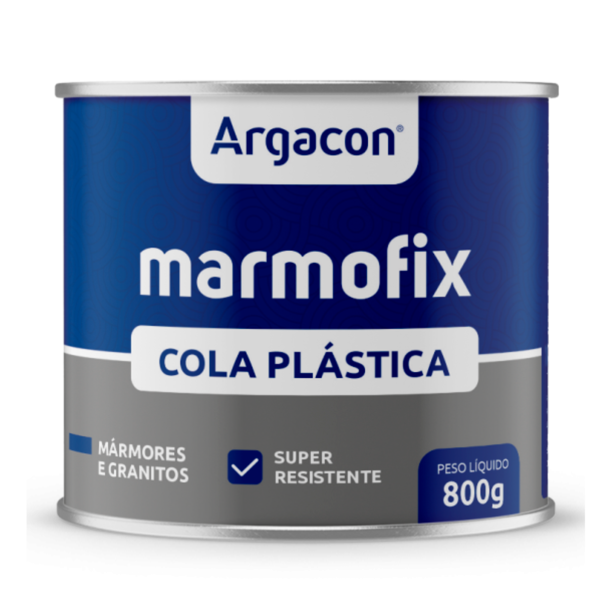 Massa Cola Plástica Para Mármore Porcelanato Argacon 800gr - 1