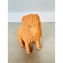 Ver imagem 4 de Escultura em Cerâmica Leão de Nuca. Artesanal, Produzido Pela Família do Mestre Nuca