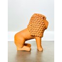Ver imagem 3 de Escultura em Cerâmica Leão de Nuca. Artesanal, Produzido Pela Família do Mestre Nuca